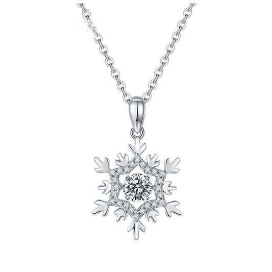 925 Sterling Silver Necklace Moissanite