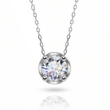 Italian ft. Moissanite necklace 1.5 carats VVS1